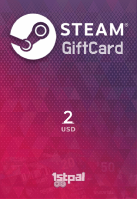 2 USD Steam Gift Card Fast Delivery Buy Cheap Steam $2 Gift Card with Bitcoin Crypto USDT Payeer Advcash BNB Litecoin Doge Tron - 1stpal.com