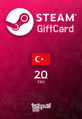 20 TRY Steam Gift Card | Steam Wallet Turkey | Bitcoin Litecoin Crypto Accepted | 1stpal.com