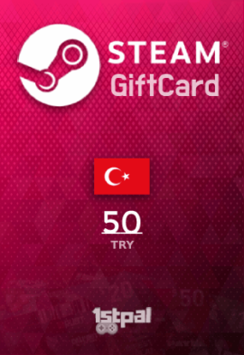 50 TL Steam Gift Card Turkey | Buy 50 TRY Steam Wallet with Bitcoin Crypto Litecoin Solana BNB Terra | 1stpal.com