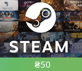 Steam Gift Card ₴50 UAH global activation codes |Fast Delivery| Buy steam gift card ₴50 uah global activation codes with Crypto USDT Bitcoin Ethereum Payeer Advcash BCH Litecoin - 1stpal.com