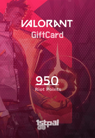 950 Riot Points Valorant Gift Card | Valorant Card | 1stpal.com