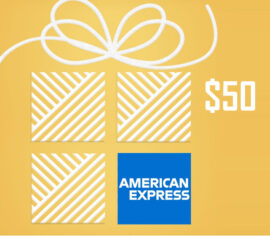 American Express 50 USD Gift Cards | 6 Month Expiration
