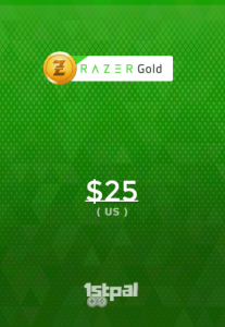 Buy Razer Gold 25 USD pin with Crypto - Razer Gold 25 USD Gift Card Bitcoin Litecoin Dash Monero BNB Doge Ether Cardano Terra Solana | 1stpal.com