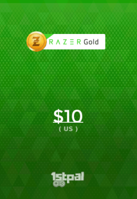 Buy Razer Gold Pin 10 USD | RazerGold Gift Card | 1stpal.com