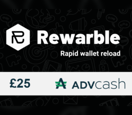 Rewarble AdvCash 25 Pound |Fast Delivery| Buy Rewarble AdvCash £25 Gift Card with Crypto USDT Bitcoin Litecoin Payeer Webmoney - 1stpal.com