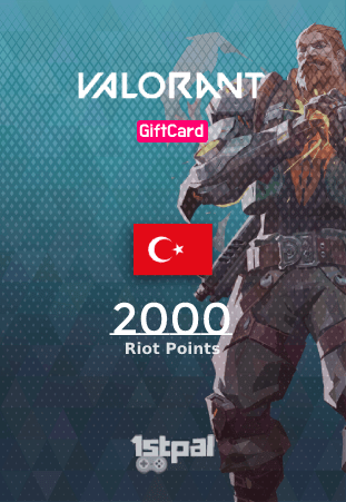 Valorant Gift Card 2000 Riot Points TR | 1450 VP