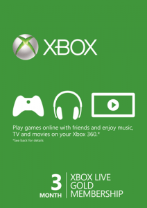 Xbox Live Gold 3 month | Buy Games CdKeys Cheap with Bitcoin | 1stpal.com